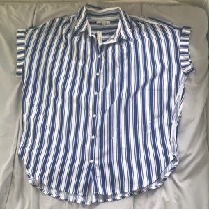 Madewell button down tee